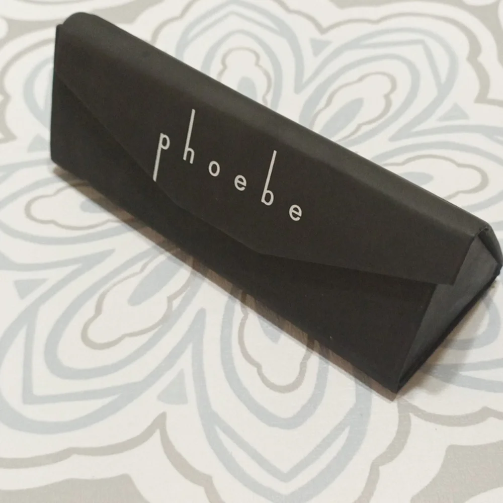 PHOEBE Eyeglasses Case flat tri fold Eyewear protection accessory